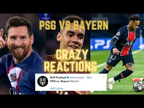 FOOTBALL WORLD SHOCKING REACTIONS ON PSG VS BAYERN IN UCL DRAW
