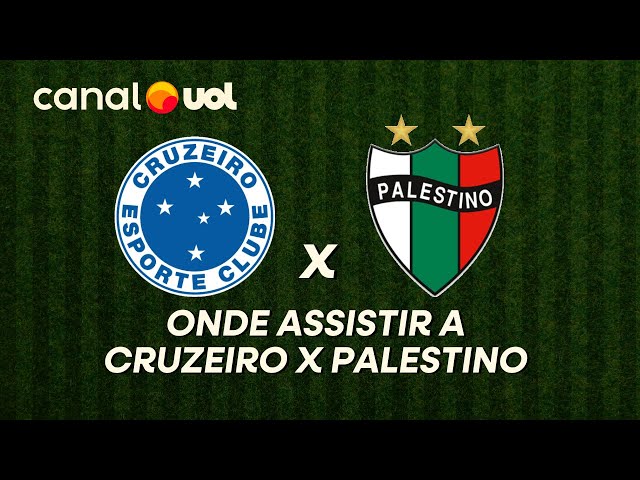 Transmissão ao vivo de Cruzeiro x Palestino: veja onde assistir