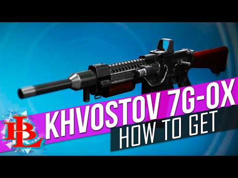 Rise of Iron How to Get the KHVOSTOV 7G-0X, ALL WEAPON PARTS LOCATIONS and Manual Pages - Destiny