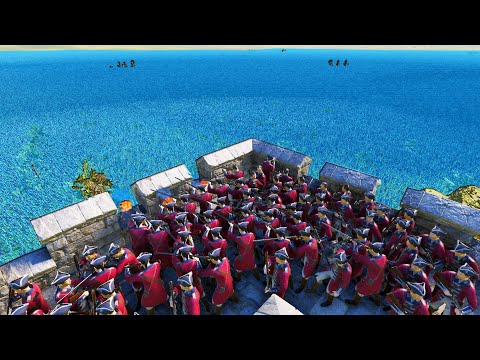 70,000 Red Coat Castle Siege VS 5 Million Knights! - Ultimate Epic Battle Simulator 2 UEBS 2