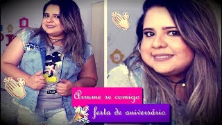 arrume se comigo - festa de aniversário - vídeo