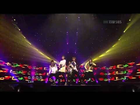 [HD/ English Subbed] 100103 MBLAQ - G.O.O.D Luv Performance @ SBS Popular Song Inkigayo