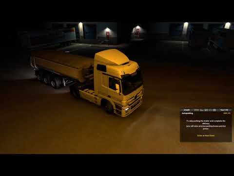ETS 2 # 97 - Mercedes Truck - Messina to Palermo Logitech G29 Gameplay POV (4K - 60FPS)
