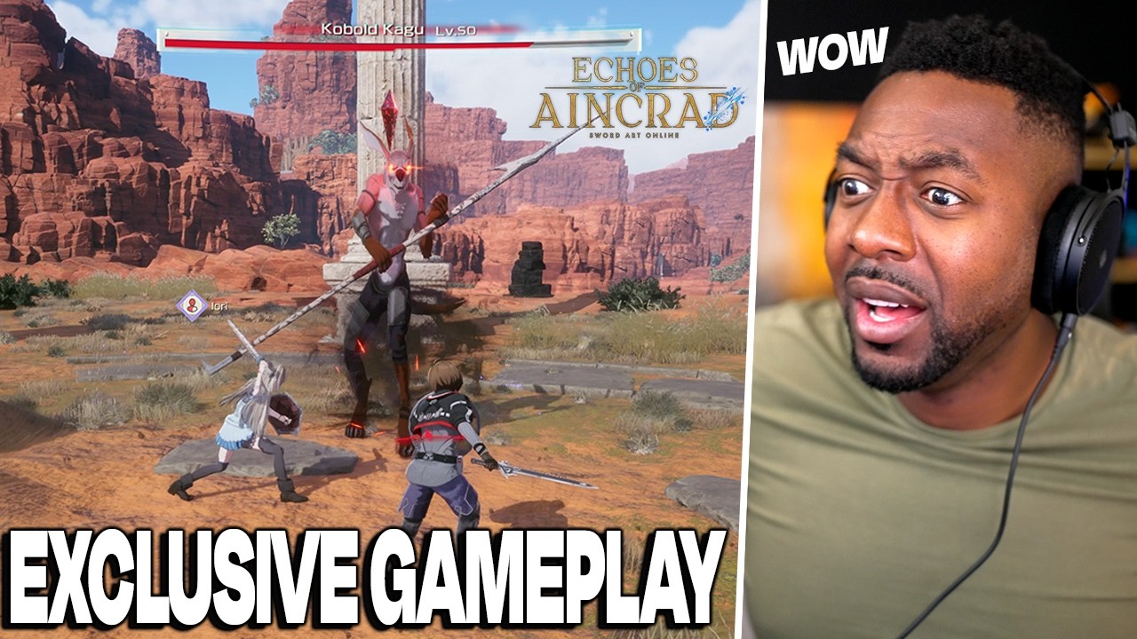 Sword Art Online: Echoes of Aincrad Exclusive Gameplay (Sword & Shield)