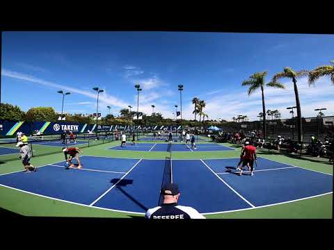 2021 PPA Newport Doubles Shootout Sr. MxD Pro Kevin Booth Jane Paulson Mircea Morariu Julie Johnson