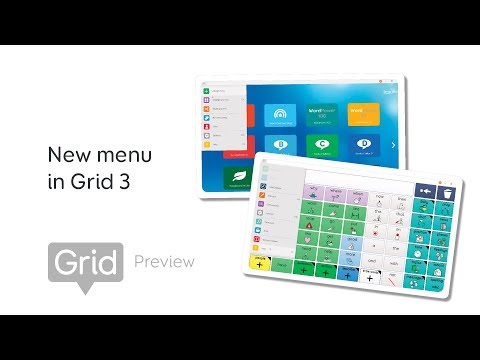 Preview the new Grid 3 menu
