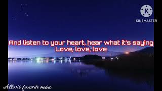 Stop, look, listen (to your heart) lyrics - Michael McDonald and Toni Braxton