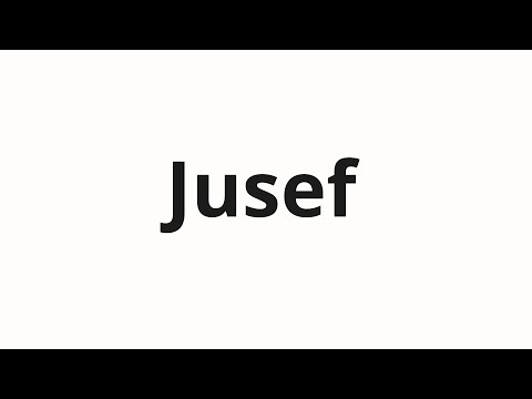 How to pronounce Jusef | Юсеф (Yusef in Russian)