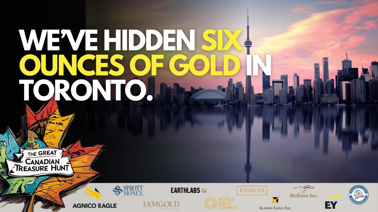 We've hidden six ounces of gold in Toronto