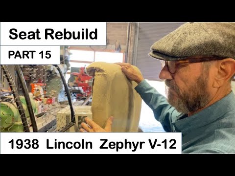 1938 Zephyr Part 15 - Seat Frame. Restoration of a 1938 Lincoln Zephyr V12 Coupe.