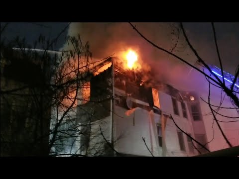 P2 City of Newark NJ Large  Corner Building Heavy Fire Throughout (Sussex Ave) 2-15-19