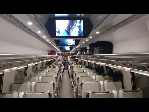 Pendolino - w środku, toaleta, wagon barowy, pełna prezentacja HD