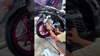Download lagu Yamaha Aerox Ganti Knalpot DSL Muffler, Standar Tapi Racing Banget!  #dslmuffler #knalpotracing #fyp mp3