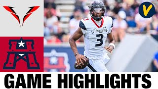 Vegas Vipers vs Houston Roughnecks | Week 9 | 2023 XFL Highlights