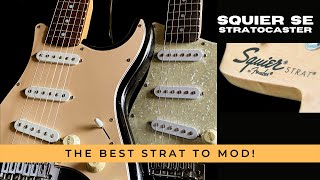 Video thumbnail for SQUIER SE Stratocaster  - The best strat to Mod! - Make your squier strat sound better! by David's Music Channel