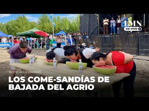 Los COME SANDÍAS de Bajada del Agrio - Noticias BIZARRAS en LMN EN VIVO