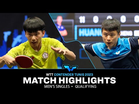 Jishan Liang vs Huang Yan-Cheng | MS Qual | WTT Contender Tunis 2023