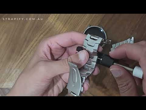 How to Remove Watch Links with a Link Removal Tool on your watch strap and bands! Resize and shorten