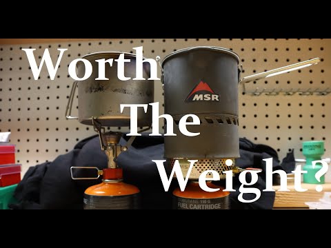 What’s Lighter? - MSR Reactor VS PocketRocket 2 Efficiency Test