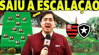 FLAMENGO X BOTAFOGO! NOVIDADES NA ESCALAÇÃO! FILIPE LUIS VAI FAZER MUDANÇAS!