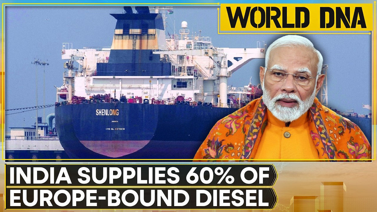 Indian Refineries Account For About 60% Diesel To Europe | WION World DNA