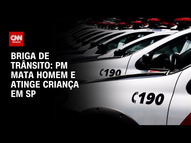 PM mata homem após briga de trânsito e atinge criança em SP | CNN 360º