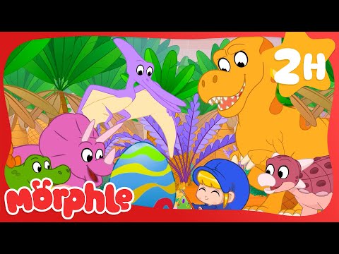 Easter 4: Painting Dinosaur Eggs | My Magic Pet Morphle | Morphle Dinosaurs | Cartoons for Kids