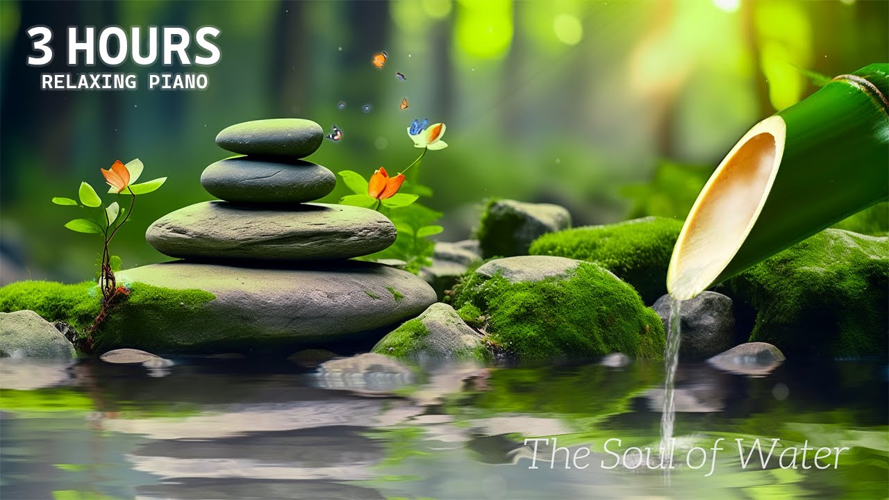 Soothing Relaxation - Relaxing Piano Music & Water Sounds for Deep Sleep, Meditation, Spa & Yoga 🌿
