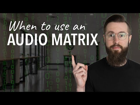 When to Use an Audio Matrix | Behringer X32 Matrix