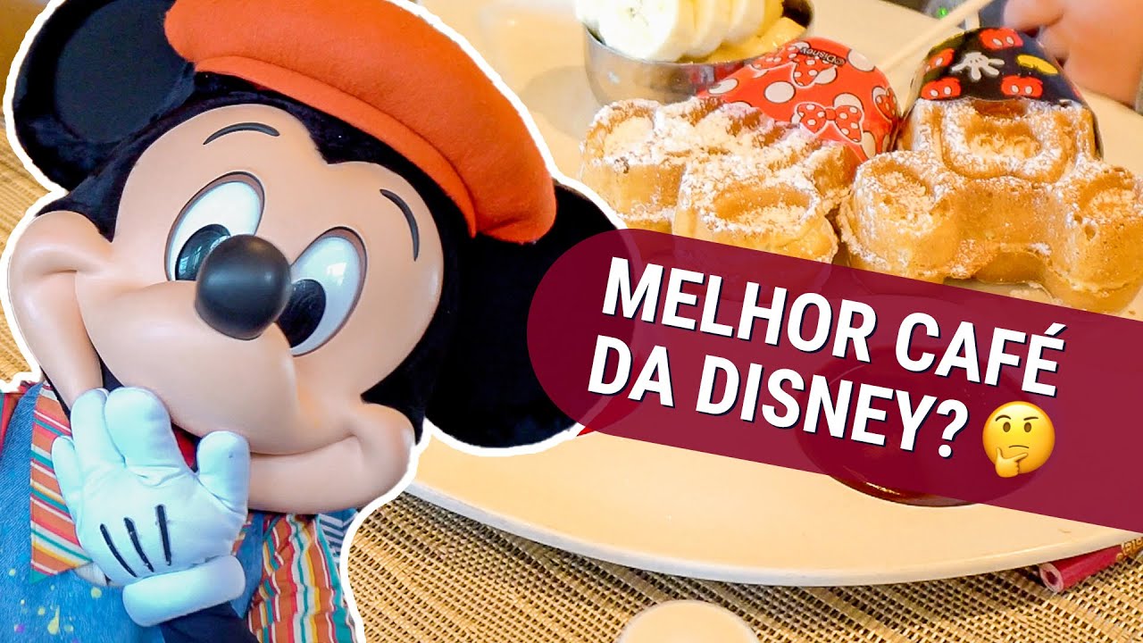 TOPOLINO'S TERRACE: NOVO CAFÉ DA MANHÃ COM PERSONAGENS DA DISNEY!