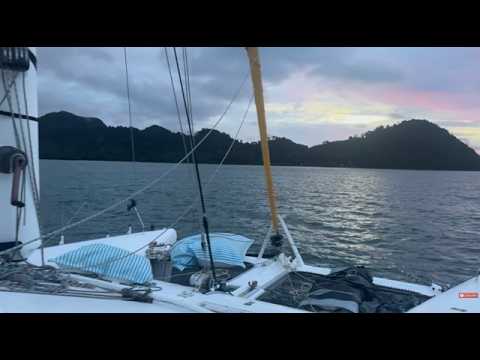 Sailing through squalls to Ko Libong in search of Manatees