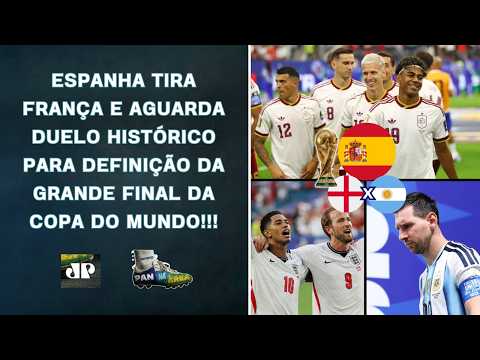 SELEÇÃO ESPANHOLA IGNORA FAVORITISMO E ELIMINA FRANÇA DE MBAPPÉ! SERÁ QUE LEVA A TAÇA? | PAN NA ÁREA