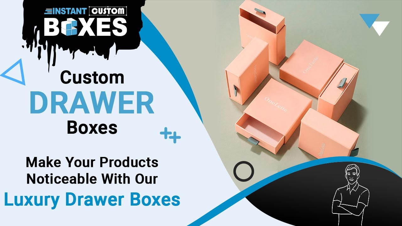 Custom Drawer Boxes – The Innovative Packaging Solutions | Instant Custom Boxes
