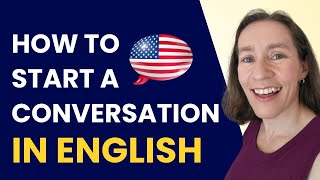 How to start a conversation in English