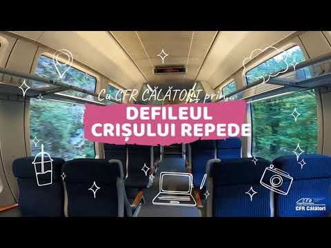 Cu CFR Călători prin Defileul Crișului Repede