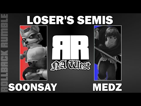 Soonsay (Fox) vs Medz (Marth) | Loser's Semis | Rollback Rumble: NA West 2