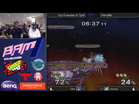 Bam 7 Melee Friendlies - Syke vs Smopup