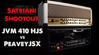 Video thumbnail for Satriani Amp Shootout - Marshall JVM 410 HJS vs Peavey JSX by The other John Browne