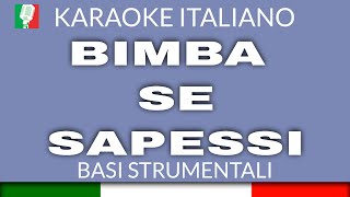SERGIO CAPUTO - BIMBA SE SAPESSI (KARAOKE STRUMENTALE) [base karaoke italiano]🎤