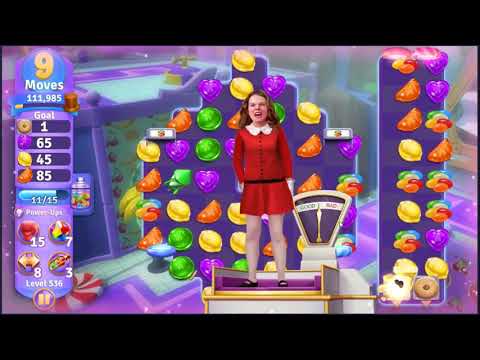 Wonka's World of Candy Level 536 - NO BOOSTERS + FULL STORY 🍫 | SKILLGAMING ✔️