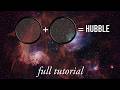 True Hubble Palette With A Color Camera And Free Software