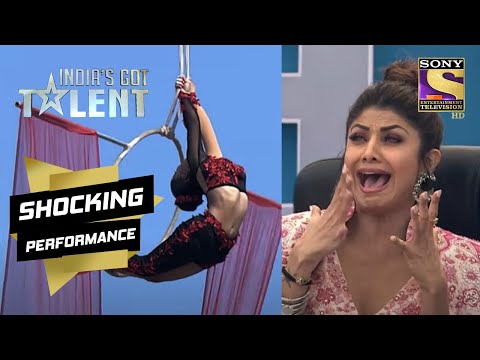 This Act On An Air Balloon Scared Shilpa Shetty | India's Got Talent Season 9 |Shocking Performances