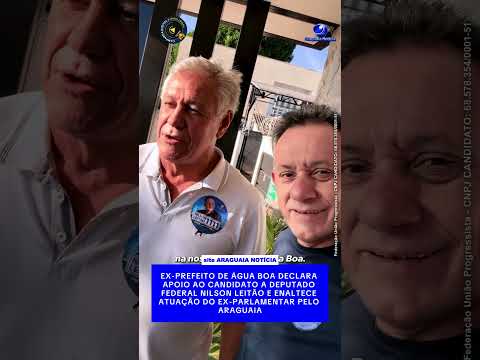 Ex-prefeito de Água Boa declara apoio ao candidato a deputado federal Nilson Leitão