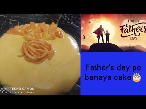 Father's day pe banaya Jahanzaib ka leya cake 🎂💕