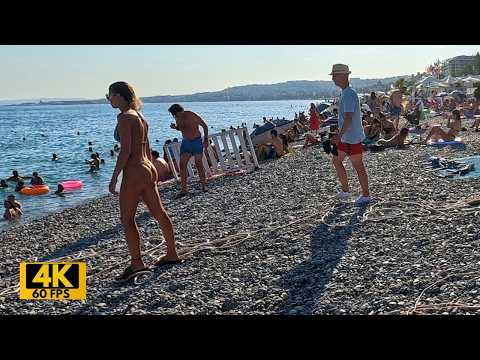 Nice France: Sunny Beaches of Nice, France - 4K Travel Guide in French riviera