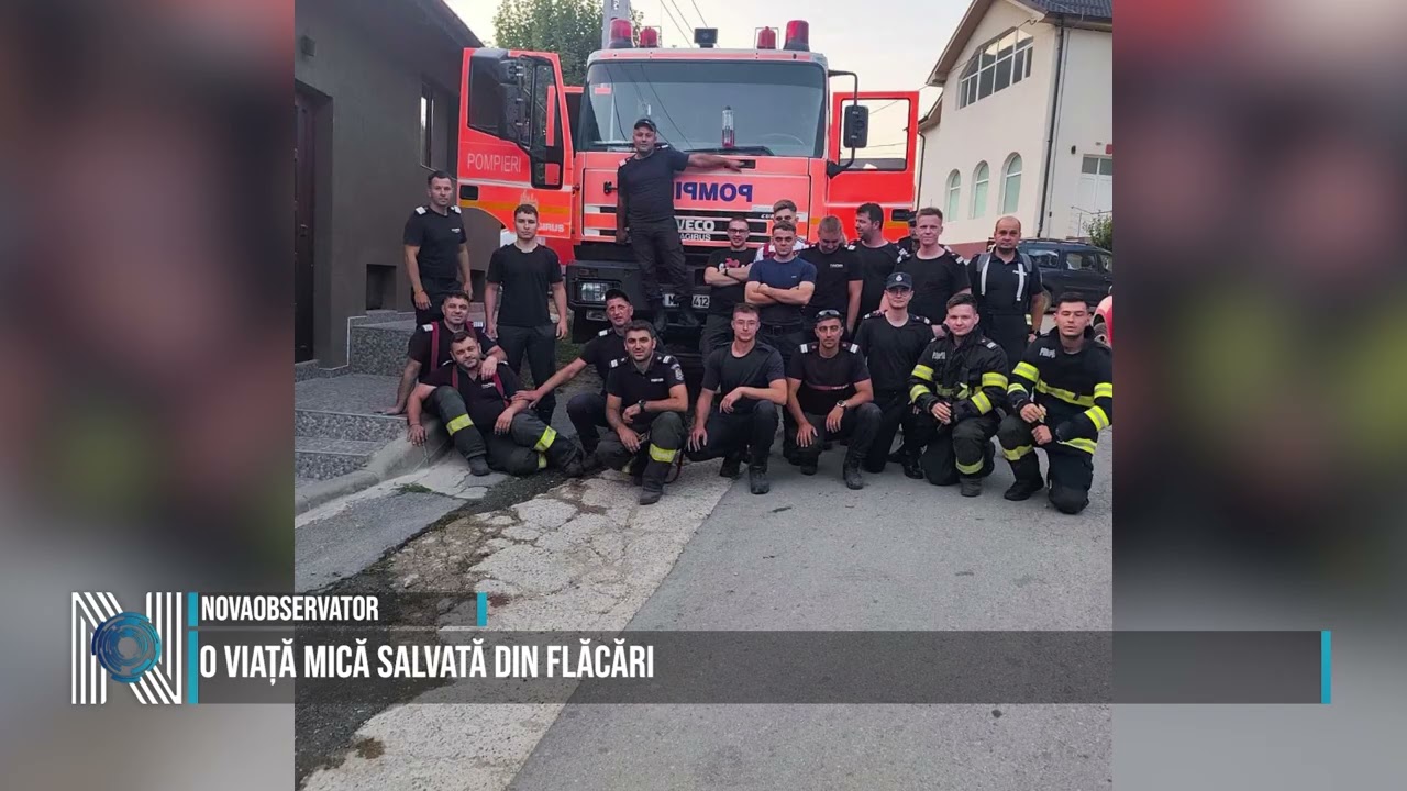 O viață mică salvată din flăcări