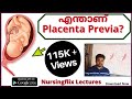 Placenta previa in Malayalam.
