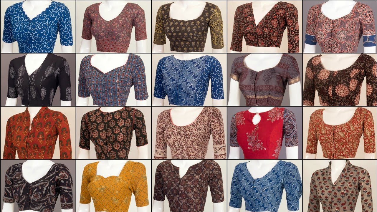 😍👌Latest Cotton Printed Blouse Designs for Everyday Wear| Stylish Cotton Printed Blouse Designs ❤️|