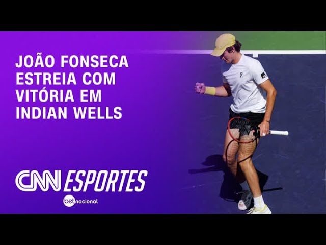 João Fonseca estreia com vitória em Indian Wells | CNN Prime Time