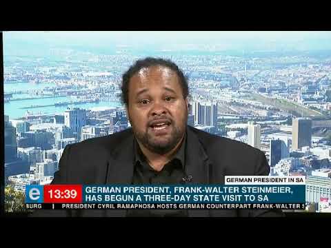German president in South Africa